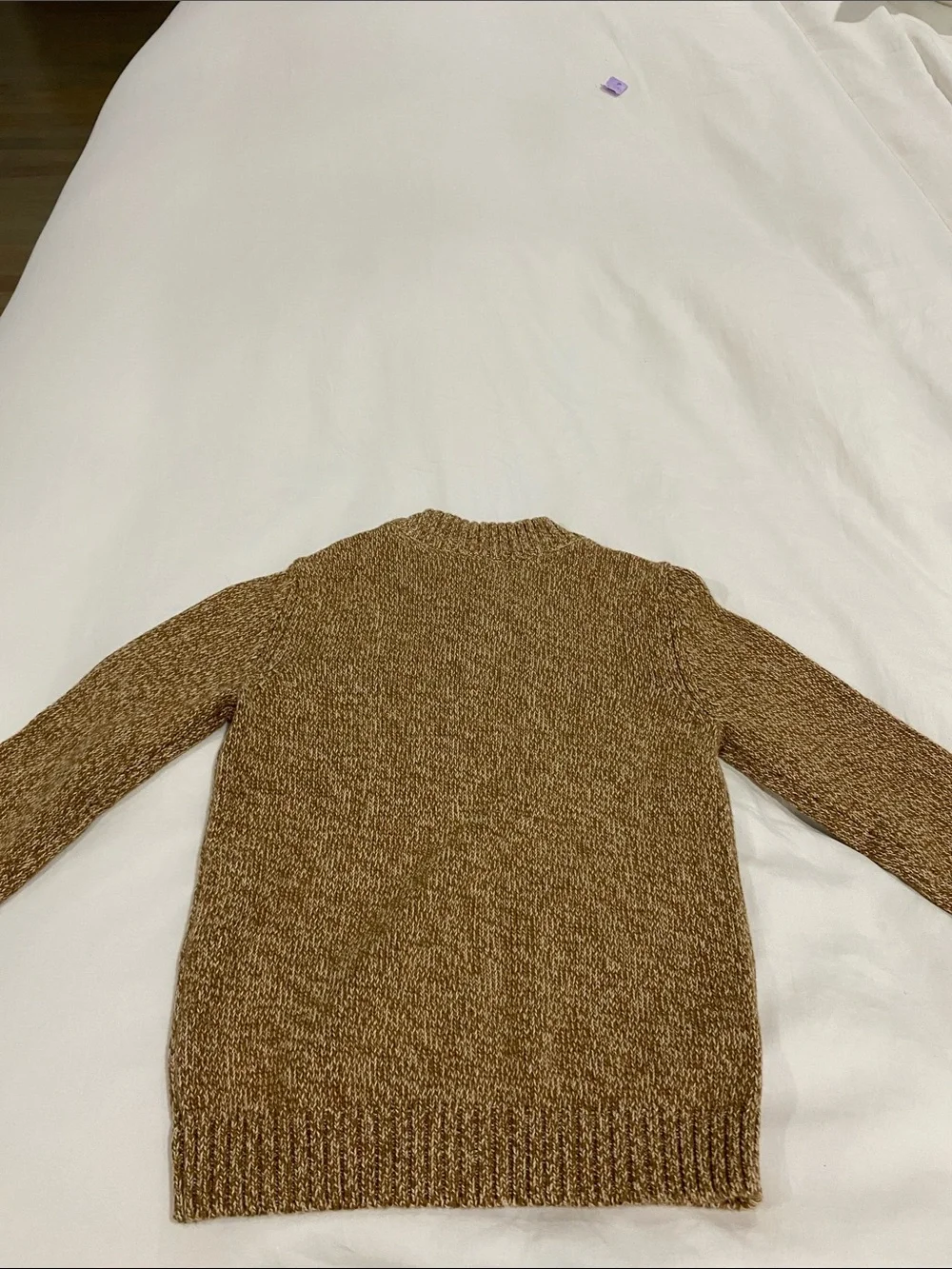 Carter's Brown Crewneck Henley Sweater